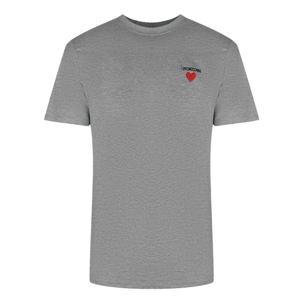 Love Moschino Mens Cotton T-Shirt / Gray